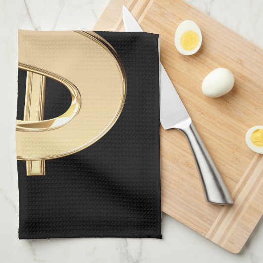 3Dドル記号 キッチンタオル (四つ折り)