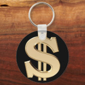 3Dドル記号 キーホルダー (正面)