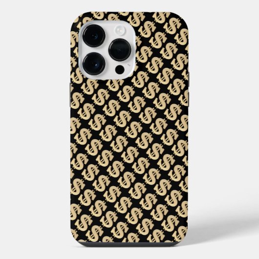 3Dドル記号 iPhoneケース (裏面)