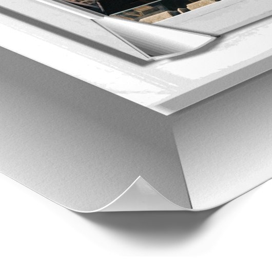 3Dニューヨークシティフェイクウィンドウビュー ポスター (角)