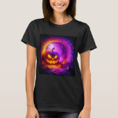 3dハロウィーンパンプキンデザイン tシャツ (正面)