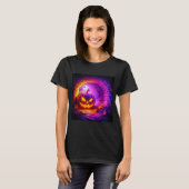 3dハロウィーンパンプキンデザイン tシャツ (正面フル)
