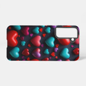 3Dハートエレガンス芸術的 SAMSUNG GALAXYケース (裏面横)