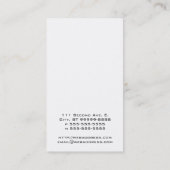 3dハート/ガラス 名刺 (裏面)