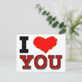 3Dハート ポストカード (スタンド正面)