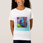 3Dバタフライスタイリットレアルシャツ Tシャツ (正面)