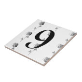 3Dバラハウス独身のの数字タイル タイル (側面)