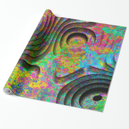 3Dパターン2 ラッピングペーパー (アンロールド)