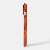 3Dパフィーカラフル秋かぼちゃの電話ケース iPhone 15ケース (左側面)