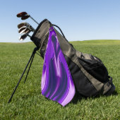 3Dパープルレインボードリームズ,エイリアン ゴルフタオル (グリーン)