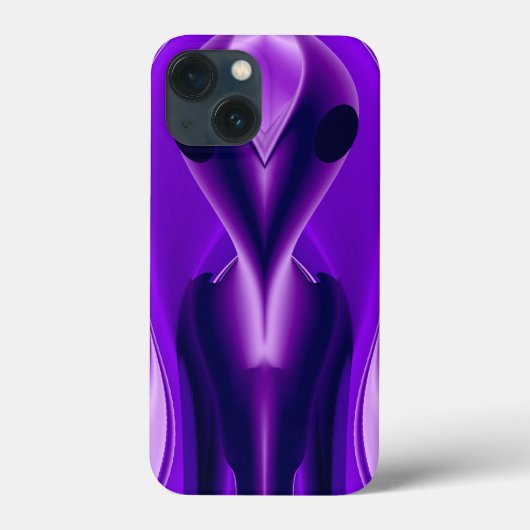 3Dパープルレインボードリームズ,エイリアン Case-Mate iPhoneケース (裏面)