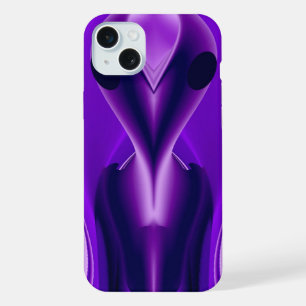 3Dパープルレインボードリームズ，エイリアン iPhone 15 PLUSケース