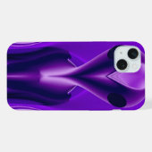 3Dパープルレインボードリームズ，エイリアン iPhoneケース (裏面横)