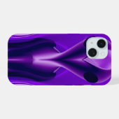3Dパープルレインボードリームズ,エイリアン iPhone 15ケース (裏面横)