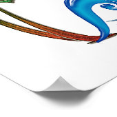 3Dパームズウェーブアンドサンセットペンサコーラ ポスター (角)