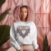 3Dパ華美ステルハートバレンタイン スウェットシャツ