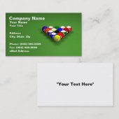 3Dビリヤードボール 名刺 (正面/裏面)