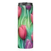 3Dピンクパステルフローラ タンブラー (裏面)