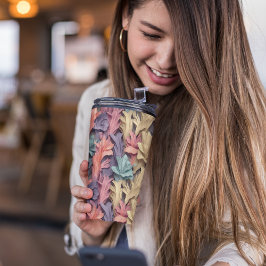 3Dピンクパステルフローラ タンブラー