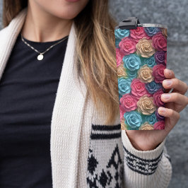 3Dピンクフローラ タンブラー