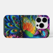 3Dピーコック iPhoneケース (裏面横)