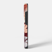 3Dピーチの色合い iPhoneケース (左側面)