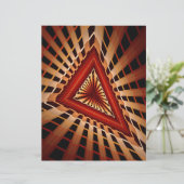 3Dファンタジーネットワークモダンフラクタル図形デザイン (スタンド正面)