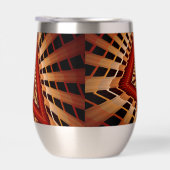 3Dファンタジーネットワークモダンフラクタル図形デザイン (右面)