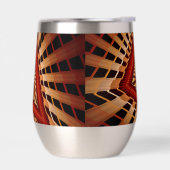 3Dファンタジーネットワークモダンフラクタル図形デザイン (左面)