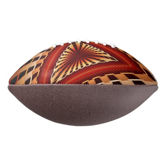 3Dファンタジーネットワークモダンフラクタル図形デザイン アメリカンフットボール (回転270)