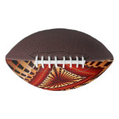 3Dファンタジーネットワークモダンフラクタル図形デザイン アメリカンフットボール (正面)