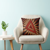 3Dファンタジーネットワークモダンフラクタル図形デザイン クッション (椅子)