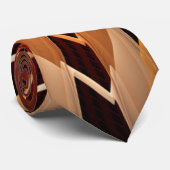 3Dファンタジーネットワークモダンフラクタル図形デザイン ネクタイ (ロール)