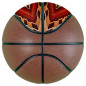 3Dファンタジーネットワークモダンフラクタル図形デザイン バスケットボール (右)