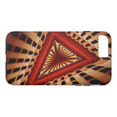 3Dファンタジーネットワークモダンフラクタル図形デザイン Case-Mate iPhoneケース (裏面(横))
