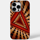 3Dファンタジーネットワークモダンフラクタル図形デザイン Case-Mate iPhoneケース (裏面)