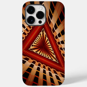 3Dファンタジーネットワークモダンフラクタル図形デザイン Case-Mate iPhone 14 PRO MAXケース
