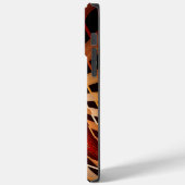 3Dファンタジーネットワークモダンフラクタル図形デザイン Case-Mate iPhoneケース (裏面 / 左)