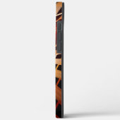 3Dファンタジーネットワークモダンフラクタル図形デザイン Case-Mate iPhoneケース (裏面 / 左)