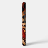 3Dファンタジーネットワークモダンフラクタル図形デザイン Case-Mate iPhoneケース (裏面 / 左)