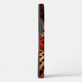 3Dファンタジーネットワークモダンフラクタル図形デザイン Case-Mate iPhoneケース (裏面 / 右)