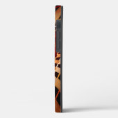 3Dファンタジーネットワークモダンフラクタル図形デザイン Case-Mate iPhoneケース (裏面 / 左)