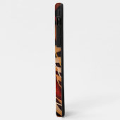 3Dファンタジーネットワークモダンフラクタル図形デザイン Case-Mate iPhoneケース (裏面/左)