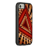 3Dファンタジーネットワークモダンフラクタル図形デザイン Case-Mate iPhoneケース (裏面/右)