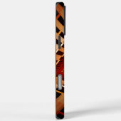 3Dファンタジーネットワークモダンフラクタル図形デザイン Case-Mate iPhoneケース (裏面 / 右)