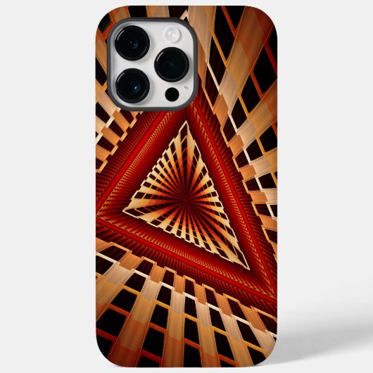 3Dファンタジーネットワーク モダン フラクタル グラフィック デザイン Case-Mate iPhoneケース (裏面)