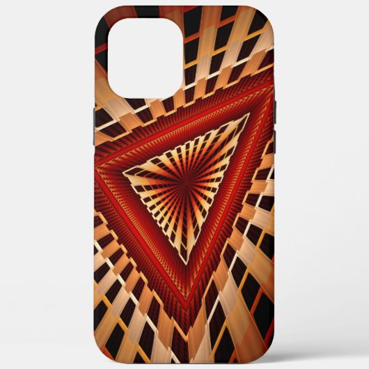 3Dファンタジーネットワーク モダン フラクタル グラフィック デザイン Case-Mate iPhoneケース (裏面)