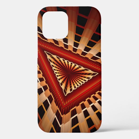 3Dファンタジーネットワーク モダン フラクタル グラフィック デザイン Case-Mate iPhoneケース (裏面)