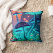 3dファンタジーフォレストグラフィックス クッション (ブランケット)