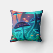 3dファンタジーフォレストグラフィックス クッション (裏面)